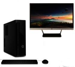 HP Slimline 450 Desktop PC & Monitor Bundle